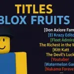 blox fruits titles